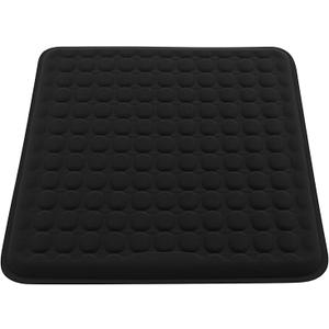 BABUR Gel Seat Cushion, Long Sitting Cooling Gel Hip Cushion, Breathable Anti Slip Office Chair Cushion, Car, Wheelchair, Travel - Black