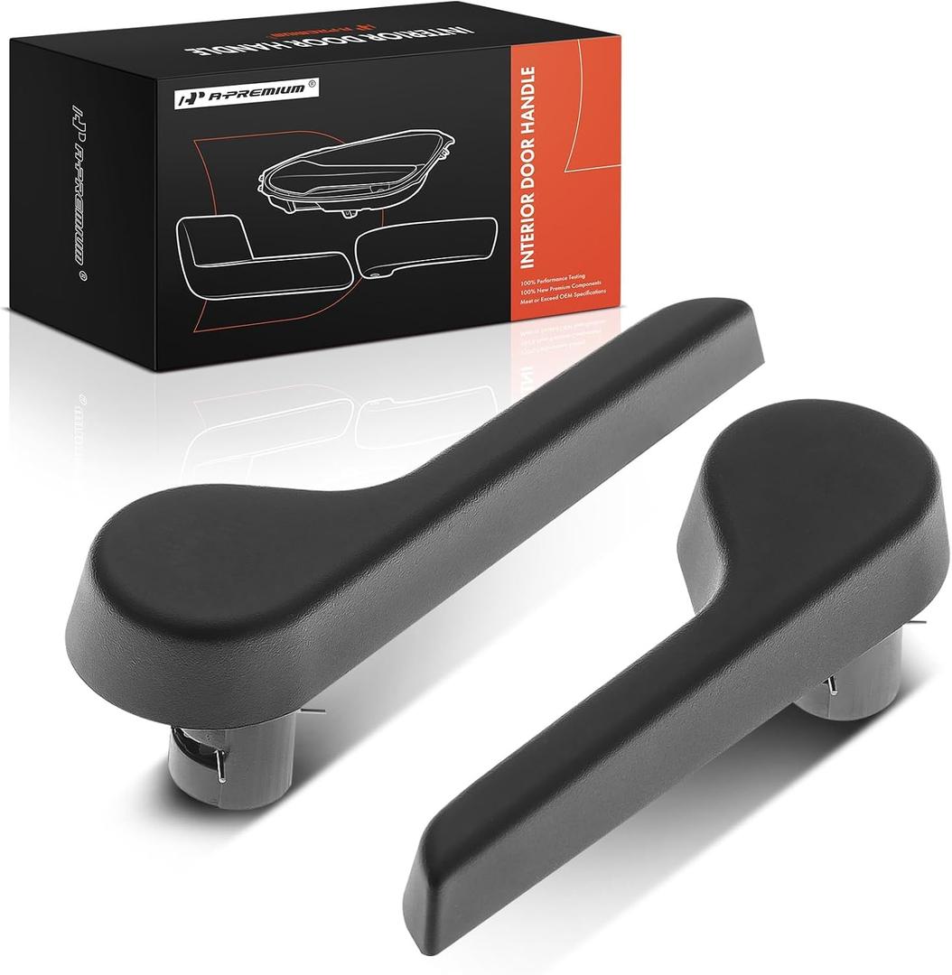 A-Premium Front Seat Recliner Adjustment Handles Compatible with Chevrolet Silverado 1500, Tahoe, Suburban, Avalanche & GMC Sierra, Yukon XL & Cadillac Escalade, Driver and Passenger Side, Black