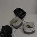 Locking Fuel Cap (2PCS), Compatible with 1996-2018 Freightliner Cascadia Columbia Century Coronado 1/4 Turn Lock Gas Cap, 3In Aluminum Diesel Fuel Tank Cap, W/Keys | 03-37017-002 0337017002 600149