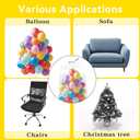 Klmnop 4 Pack Large Balloon Bags for Transport, 71 x 47 Inch Big Balloons Bag with Drawstring, Reusable Clear Balloon Storage Bag for Wedding, Birthday, Party(Clear)