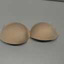 JOATEAY Adhesive Bra Backless Strapless Sticky Push Up Reusable Invisible Lift Padded Non-Slip (Nude, Cup D)