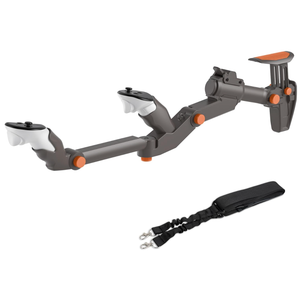 XSUPER HOME VR Gunstock for Meta Quest 3S Quest 3 Quest 2 Quest Pro – Adjustable FPS Gaming Controller Accessories with Quick Magnetic Attachment Cheek Pad for Immersive VR Gameplay (Gunmetal Gray)