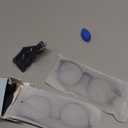 IBOANN Chic & Comfy Blue Light Glasses for Women - 3-Pack Round Frames, Screen-Ready Style with UV Protection Coating (*A1 Light Black & Leopard & Transparent)