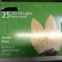 25 LED C9 Lights Warm White