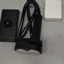 Gooseneck Tablet Holder for Kindle Reading in Bed with Page Turner Remote, Hands Free Desk Bedside Lazy Arm Stand for Kindle Accessories, Gifts for Readers (Glossy Black)