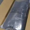 Basic Beyond Outdoor Chair Cushions Set of 4, Square Corner Outdoor Cushions for Patio Furniture, Water Resistant Patio Chair Cushions with 2 Ties, 18.5x16x3, Black