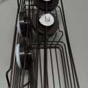 Gecko-Loc Large Combo suction cup wall mount bathroom shower caddy - shampoo storage basket shelf organizer caddie bath shelves - Bronze