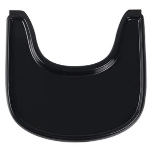 High Chair Tray Compatible with Stokke Tripp Trapp Chair with Smooth Surface and Strong Suction - Made from Food Safe Plastic (BPA BPS BPF Lead and Phthalate Free) - Black
