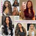 26 Inch Straight Wigs Human Hair 13x4 Lace Front Human Hair Wigs Pre Plucked 180 Density HD Transparent Straight Lace Frontal Wigs for Women Glueless Wigs Human Hair Natural Color