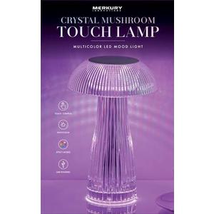 Merkury Crystal Mushroom touch lamp