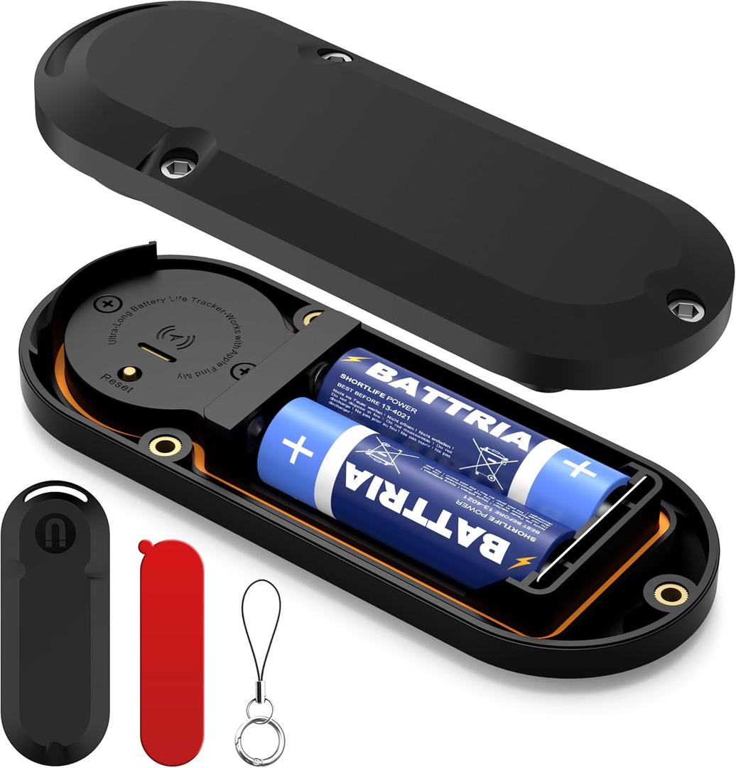 Item Finders Dual System Tracker[No Monthly User Fee] Compatible with iOS and Android Air Tags Item Locator Help You Track Your Car, Keys, Wallet, Luggage and More (Batteries Not Included)