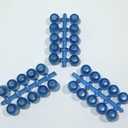 Equiessentials JELLY Stud Plugs Blue 60PK