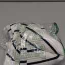 ZESICA Women's 2025 Summer Bodycon Midi Dress Striped Short Sleeve Ribbed Knit Slim Fit Side Slit Vacation Long Dresses, Small