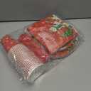 Christmas Paper Plates And Napkins, 144pcs Red Christmas Plates Set Snowman Xmas Tree Disposable Tableware for Winter Theme christmas Holiday Supplies,Serves 24