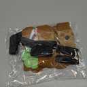 EXPAWLORER 6Pcs Anti Slip Dog Socks to Prevent Licking Paws, Dog Shoes for Winter, Double Sides Dog Boots & Paw Protectors Booties for Hardwood Floors with Grippers Small Medium Large Senior Dogs, XS (Brown)