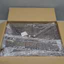 Rustic Wall Mounted Jewelry Organizer,Vintage Wooden Hanging Jewelry Holder Box with Barndoor Decor for Necklaces, Earings, Bracelets, Rings, Accessories. Includes Hook Organizer