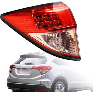 Tail Light Assembly Compatible With 2016-2018 Honda HRV - (Left Driver Side), Replace 33552-T7S-A01