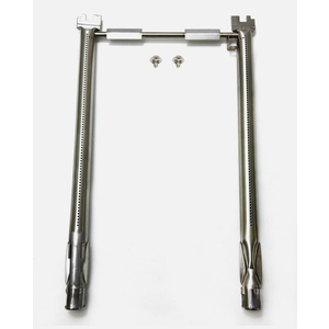Direct Store Parts DA120 18" Stainless Steel Grill Burners for Weber 69785, for Weber Spirit I & II 200 Series Spirit E-210 E-220 Spirit S-210, S-220 Gas Grills with Up Front Control Tube Pipe