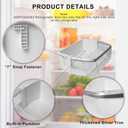 AAP73252202 AAP73252209 Refrigerator Door Shelf Bin (Right) Replaces AAP73252201 AAP73252206 AAP73252211 PS3637058 AP5602939 AH3637058-2 Pack