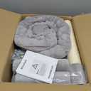 Cat Tree for Large Cat, 19 * 15.8in Large Perch Bed for Adult Cats, 23.6in Cat Tower with Scrathing Post, Cat Condo with 2-Door for Indoor Cats, Light Gray