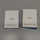 Fasgear 240W USB C to USB C Cable - 2 Pack Retractable 5A Fast Charging Type C Cord for 100W Charger [4-Stretch Length] Compatible with iPhone 15 Sam-Sung Galaxy S24 Mac-Book Pro (3.3ft, Black)