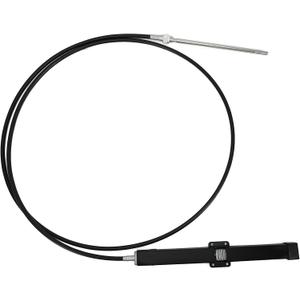 FQRANBO SSC13414 14FT Mechanical Rack & Pinion Steering Cable, Back Mount Rack Single Cable Compatible with Seastar SH5210P, SH5230P, SB39526P, SB39544P (NFB), Fits for SS14115