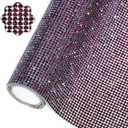 Locacrystal Bling Rhinestone Sticker DIY Car Decoration Stickers Self-Adhesive Hotfix Glitter Crystal Gem Sheet Stickers for Cars & Crafts with 19440Pcs 2mm Rhinestones(Purple/Amethyst,9.4" x 15.8")