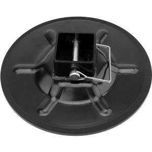9" Diameter Rear Jack Foot Pad with Attachment Pin Compatible with 2" I.D Square Tube, LC Hall Effect Ground Control 3.0 Replace# 362486 (1 set)