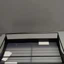 ADVEZO Under Sink Pull Out Organizer, Single-Tier Metal Drawer Slide Out Storage Shelf, No-Drill Nano Adhesive Installation, Fits 16"+ Deep Cabinets for Kitchen Bathroom Pantry Storage