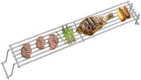 AOREWTGGH 7641 Grill Warming Rack for Weber Spirit 300 Series Spirit E-310/E-320 S-310/S-320 SP-310/SP-320 Grill Upper Rack for Weber Genesis Silver Gold B C 91289 7/8 inch
