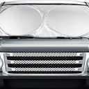 Car Windshield Sunshade Jumbo (63" x 35") for Car Truck SUV - UV Protector Shields Auto & Keeps Vehicle Cooler - Easy to Use Large Pop up Sun Shade