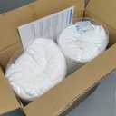 DUMOS Memory Foam Pillows for Sleeping 2 Pack, Bed Pillows for Adults with Washable Cover and Breathable Mesh, Gel Cooling Pillow for Back and Side Sleeper Support, White