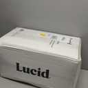 LUCID 3 Inch Gel Memory Foam Mattress Topper, King size 5 Zones Cooling Gel Infusion CertiPur Certified Foam