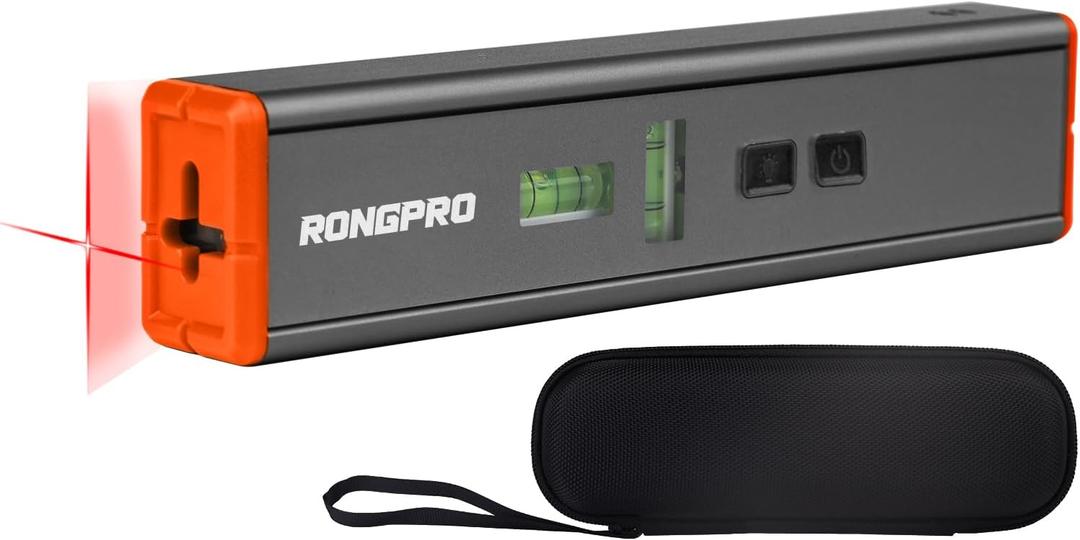 Portable Laser Level with Magnetic - Multipurpose 15Ft Cross Leveling Line,Mini Torpedo Level for Hanging Picture Wall Writing Home Renovation