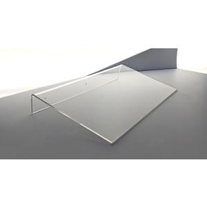 24inch Long, Floating Shelf, Clear Acrylic, Customizable! (8" deep)