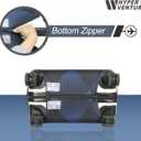 HYPER VENTURE Washable Luggage Cover - Fashion Suitcase Protector Fits 27-30 Inch Luggage (Blue Cube, L)