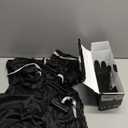 Stick Figure Costume Kids Stickman Jumpsuit with Light up Glasses Halloween Glow in the Dark Outfits for Boys Girls (XX-Large/Height:55"-57", White)