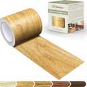 Besezx Wood Grain Repair Tape, 2.4" X15', Self Adhesive Wood Grain Repair Patch for Tables, Chairs, Baseboards, Doors, Windows, Floors, All Kinds of Furniture Renovation, Handicraft DIY (Natural Oak)