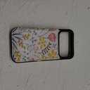 HAOPINSH Wallet Case with Card Holder for iPhone 17 Pro Max, Floral Flower Pattern Back Flip Folio PU Leather Kickstand Card Slots Case for Women Girls Shockproof Cover 6.9"