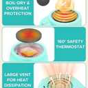 Kids Cooking Sets Real- Safe Mini Kitchen Set with Kids Knife Set for Real Food Making, Toddler Montessori Kitchen Playset for Girls Boys (Green)