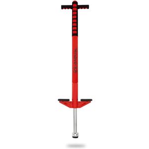 Flybar Jolt Pogo Stick for Kids Ages 6 and Up, 40 to 80 Pounds, Perfect for Beginners, Easy Grip Foam Handles, Anti-Slip Foot Pegs, Outdoor Toys for Boys, Jumper Toys for Girls, Outside Toys for Kids (Red)