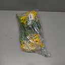 10Pcs Artificial Yellow Flowers