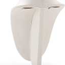 Polmart Modern Necklace Display Bust (White Leatherette, 10 H)