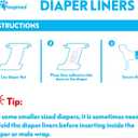 Paw Inspired Dog Diaper Liners | Inserts for Washable Covers, Female Dog Diapers, and Male Dog Belly Bands | Leakproof, Super Absorbent (30 Count)
