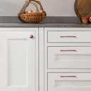 khtumeware 10 Pack 5"(128mm) Vintage Drawer Pulls Antique Copper Cabinet Pulls Kitchen Hardware Cabinet Handles Drawer Handles Knobs. (5" Hole Center)