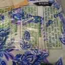 BTFBM Women Fall Dresses 2025 Floral V Neck Long Sleeve Tiered Ruffle Boho Swing Flowy A-Line Mini Dresses Vacation (White Blue Floral)