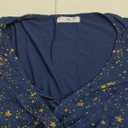 Dress Blue With Shiny Cardigan Size XL 
