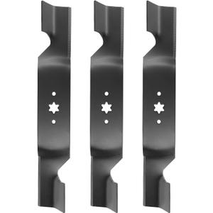 ACEBRI High Lift Blades 54 '' Fit for Cub Cadet 742-0679, 942-0679,for MTD 742-0679, 942-0679,for Troy Bilt 742-0679, 942-0679 zt1 Mower Blades 3Pack