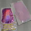 2 Pack Glitter Pink Backdrop, 3.28 FT x 7.05 FT Birthday Party Decorations, Laser Pink Fringe Curtains Foil Streamer Tinsel, Pink Curtains Photo Backdrop Happy Birthday Valentines Day Backdrop