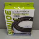 Sun Joe SPX-25H Pressure Washer Hose, 25 ft Extension Hose for SPX Series, M22-15 MM Connectors, up to 2,300 PSI, Weather-Resistant, Manufacturer Original